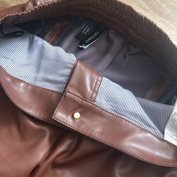 Marc Cain Faux Leather Pants - Picture 8 of 11